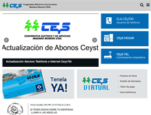 Tablet Screenshot of ceys.com.ar